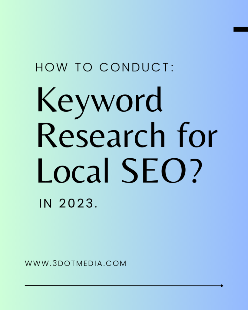 How to Conduct Keyword Research for Local SEO - Blog Featured Image